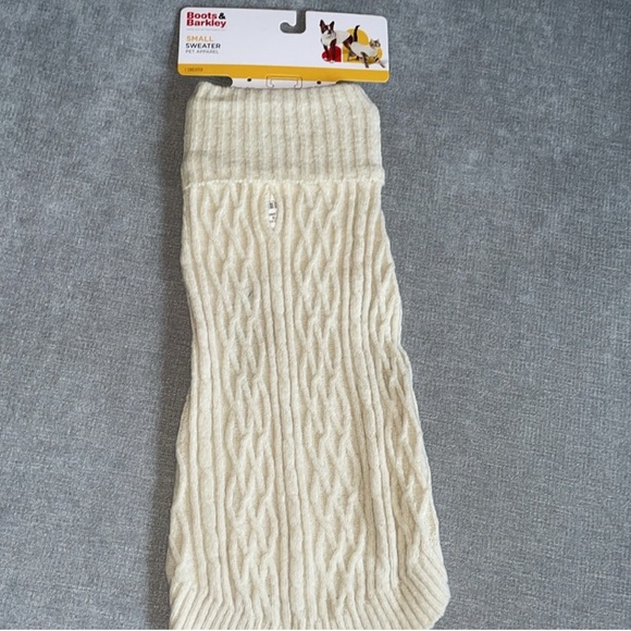 Boots & Barkley Cable Knit Turtleneck Cream Sweater - Picture 6 of 7